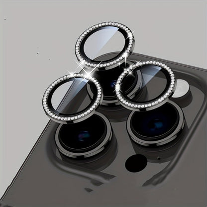 [InstaArmor Lens Protector] InstaArmor HD Clear Film Metal Tempered Glass Lens Protector for iPhone 17/16/15/14/13/12/11 Pro Max | Precise Fit