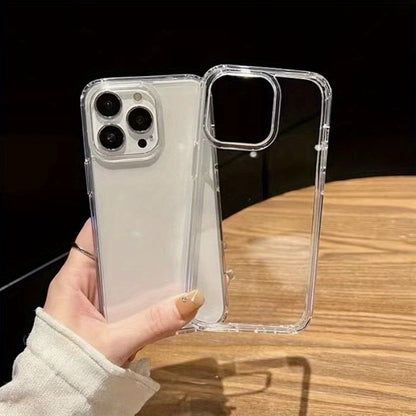 Premium Transparent Soft TPU Shock-Resistant Case for Various for iphone Models Including 17, 16, 15, 14, 13, 12, 11 Pro Max, Plus, Mini, And Older Versions Like X, XS Max, XR, 8, And 7. Ideal Phone Accessory., And Durable Fl