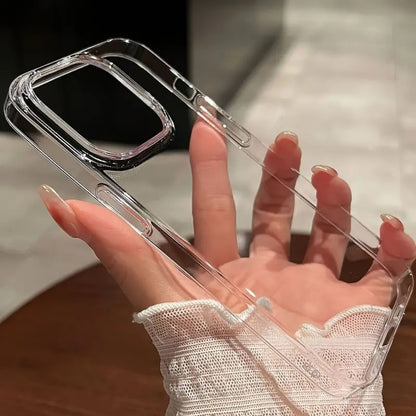 Premium Transparent Soft TPU Shock-Resistant Case for Various for iphone Models Including 17, 16, 15, 14, 13, 12, 11 Pro Max, Plus, Mini, And Older Versions Like X, XS Max, XR, 8, And 7. Ideal Phone Accessory., And Durable Fl