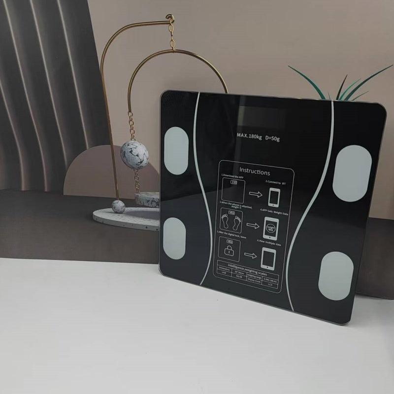 Intelligent Electronic Scales | UAEUUI Body Fat Scale, Bathroom Scale, Small Home Weighing Scale with LCD Digital Display, Wireless, Battery Powered