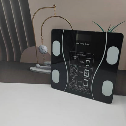 Intelligent Electronic Scales | UAEUUI Body Fat Scale, Bathroom Scale, Small Home Weighing Scale with LCD Digital Display, Wireless, Battery Powered