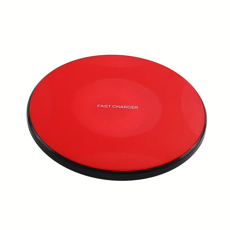 Upgraded Fast Wireless Charger, Compatible with iPhone 17/16/15/14/13/12/11/8 Series, S25/S24/S23/S22/S21/S20/S10/S9/S8/S7/S6 Series, 20/10/9/8/5 Series, Slim Design for Bedside & Office Desk