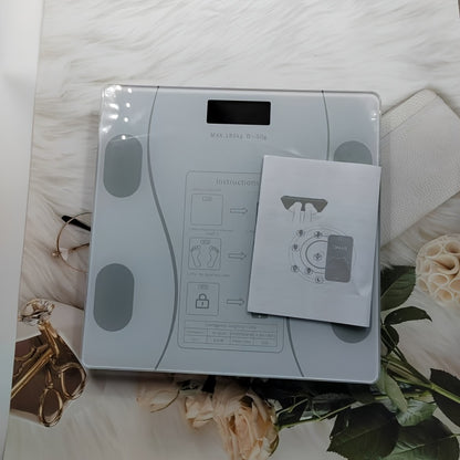 Intelligent Electronic Scales | UAEUUI Body Fat Scale, Bathroom Scale, Small Home Weighing Scale with LCD Digital Display, Wireless, Battery Powered