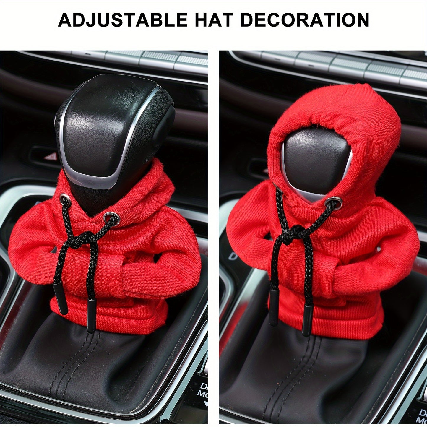 Upgrade 2Nd Generation Large Universal Car Shift Knob Hoodie Set