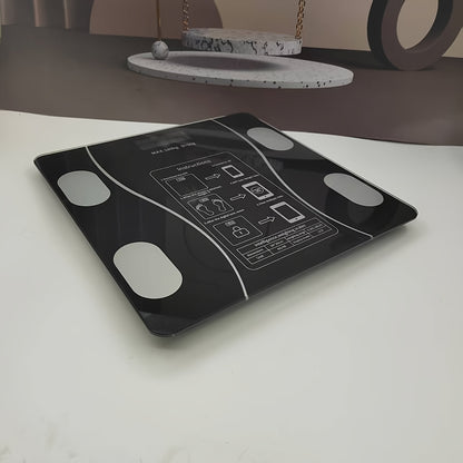 Intelligent Electronic Scales | UAEUUI Body Fat Scale, Bathroom Scale, Small Home Weighing Scale with LCD Digital Display, Wireless, Battery Powered