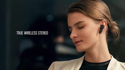 New Wireless Earbuds - Ultra-Long Battery Life, Noise-Canceling, Comfortable Semi-Open Back Design for Sports & Gaming, Touch Control, Rechargeable Lithium Battery, No Cable, Universal Phone Compatible, Black, Gaming Accessor