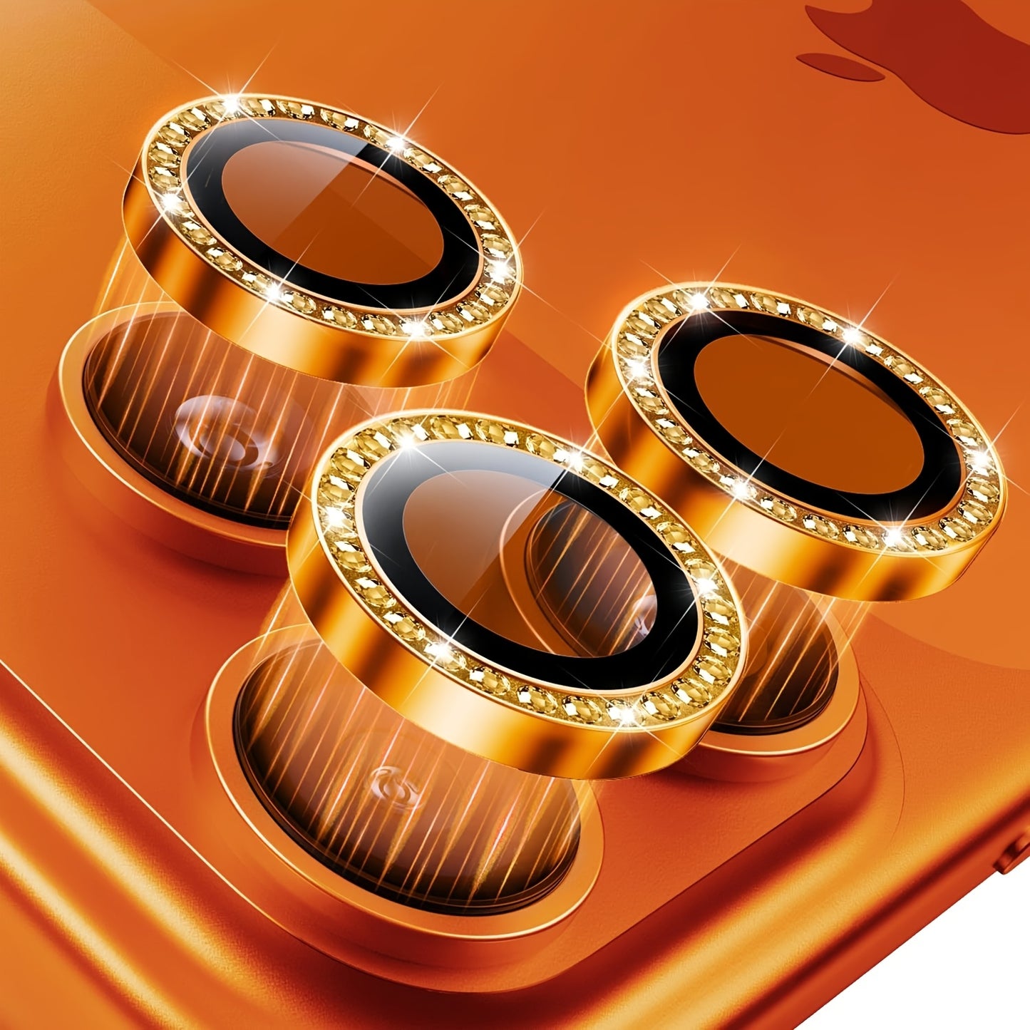 [InstaArmor Lens Protector] InstaArmor HD Clear Film Metal Tempered Glass Lens Protector for iPhone 17/16/15/14/13/12/11 Pro Max | Precise Fit