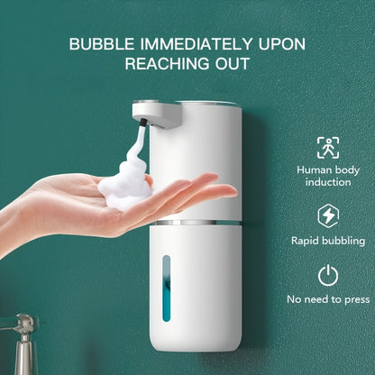 1x 380mL Automatic Soap Dispenser | Wall-Mounted, Charging, Lithium Battery, DONASIRA Brand