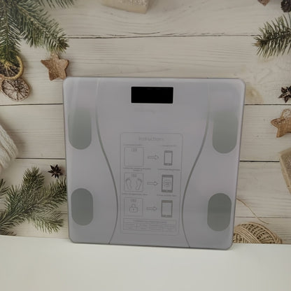 Intelligent Electronic Scales | UAEUUI Body Fat Scale, Bathroom Scale, Small Home Weighing Scale with LCD Digital Display, Wireless, Battery Powered