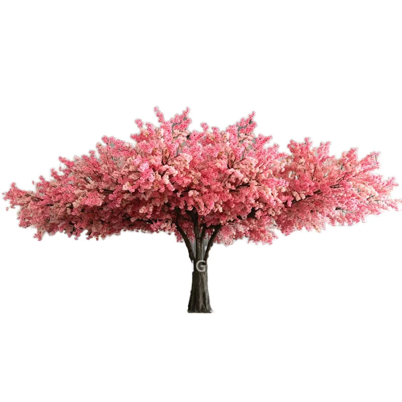 Songtao Hot Sale Large Fiberglass Artificial Cherry Blossom Tree for Indoor Decoration Wedding  Flower Tree for Parties