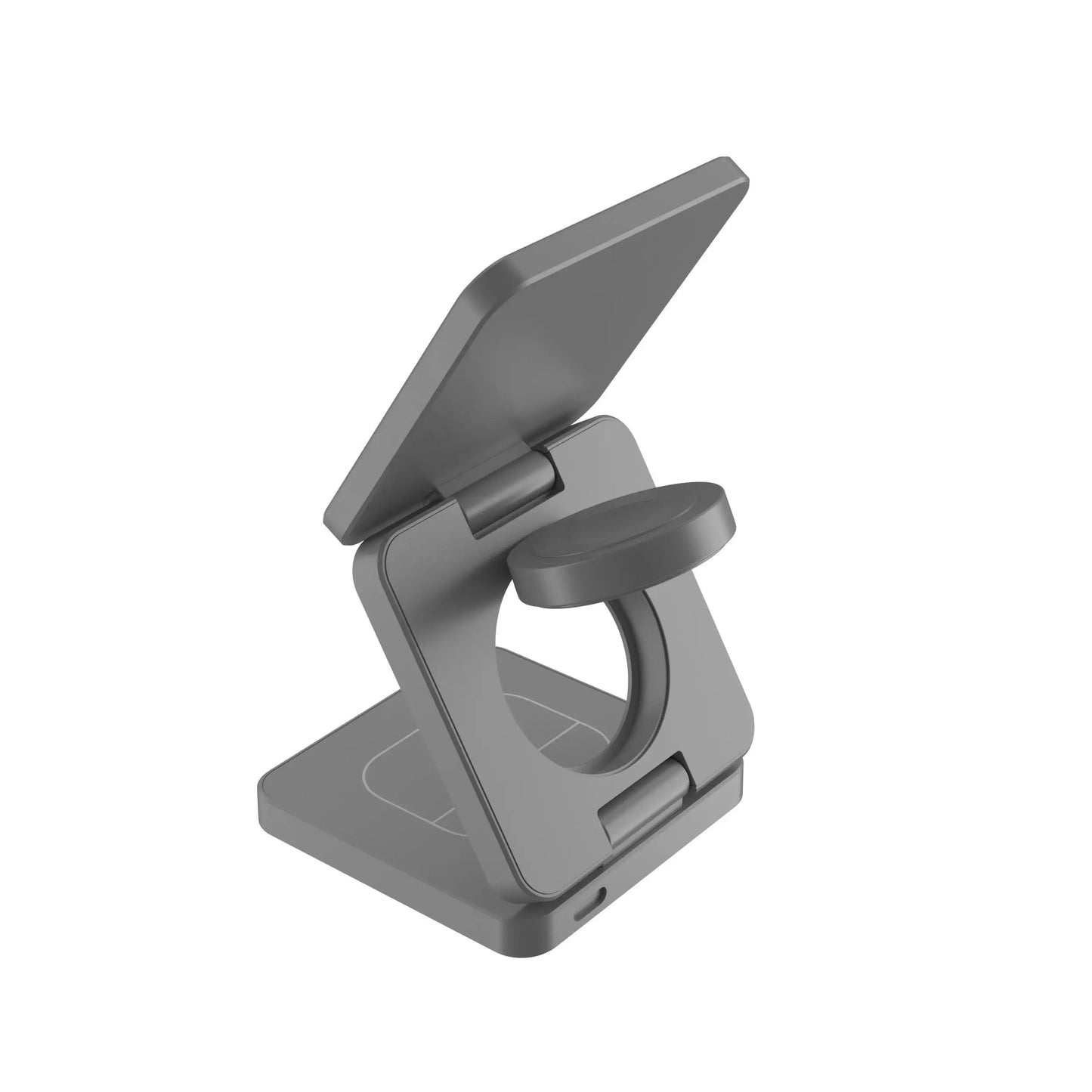15W Magnetic 3 in 1 Portable Wireless Charger Stand Dock for IWatch Airpods iPhone 17 16 15 Foldable Fast Charging Station