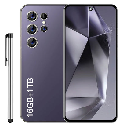 5G Phones Android 13.0 Mobile Phones Cellphone Original S24 Ultra 16GB+512GB Smartphone 7 Inch Unlocked Dual Card Smart Phone