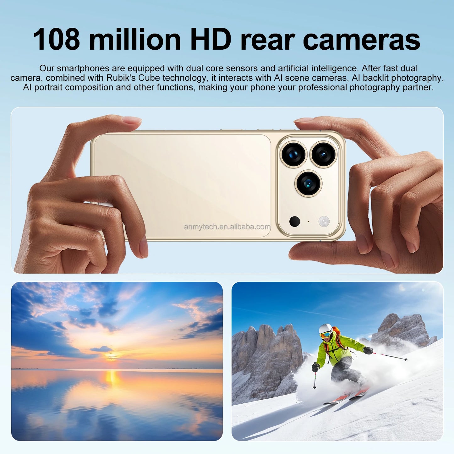 I17 Phone 17 Pro Max Neuf 6.9 Inch 12GB + 512Gb Icon Smartphone 8-core Celulares 16 Pro Max Unlocked Mobile Phone