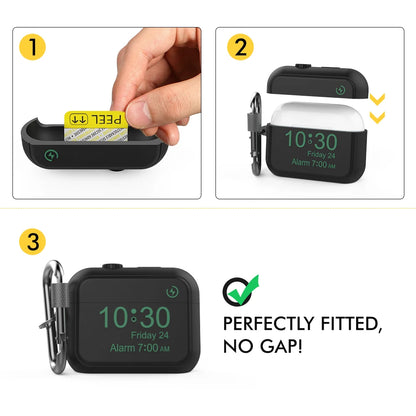 Game Modeling Cover IWatch Like  Front LED Visible  Precise Cutout Silicone Protective Case for AirPods Pro 1