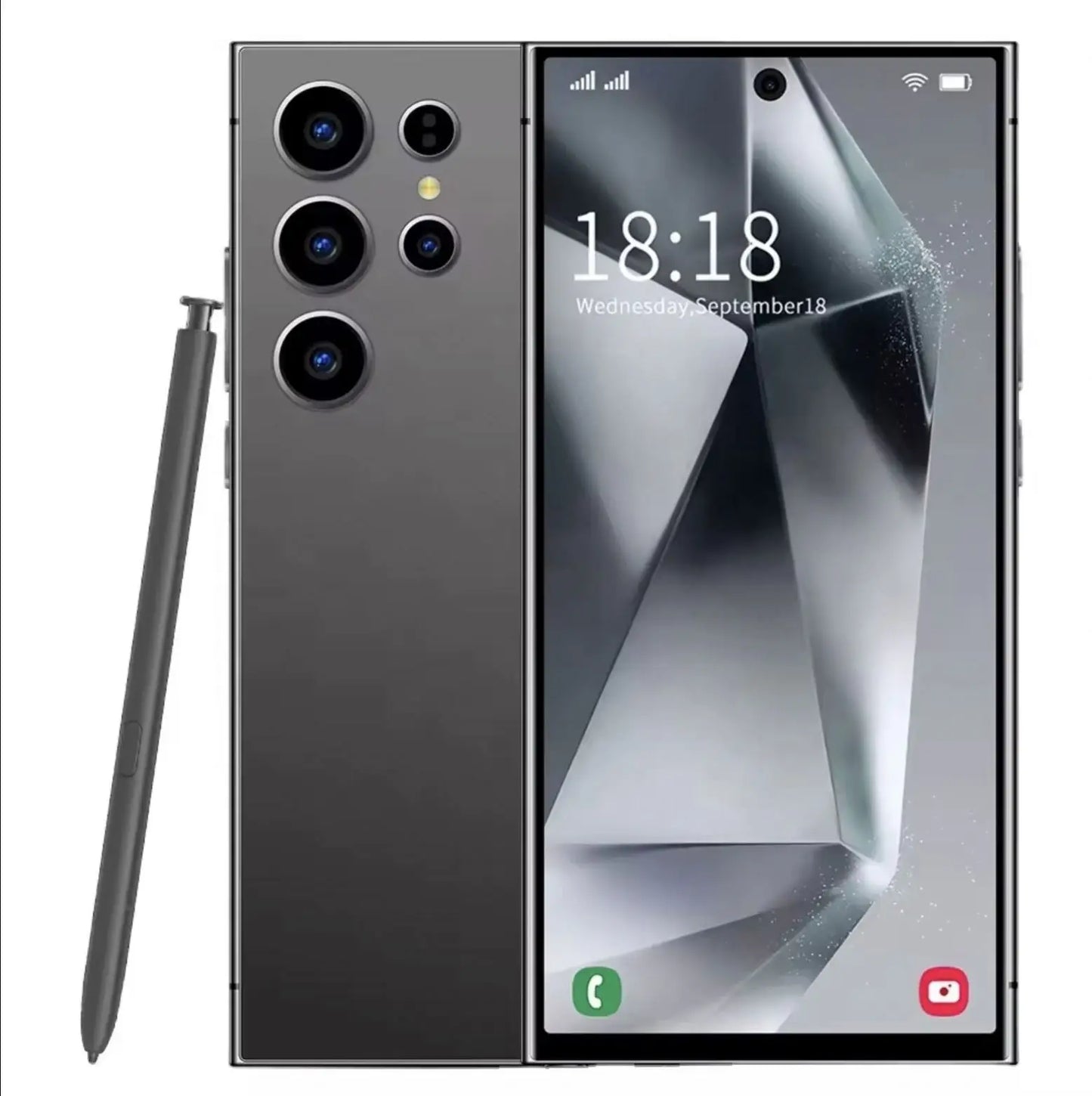 5G Phones Android 13.0 Mobile Phones Cellphone Original S24 Ultra 16GB+512GB Smartphone 7 Inch Unlocked Dual Card Smart Phone