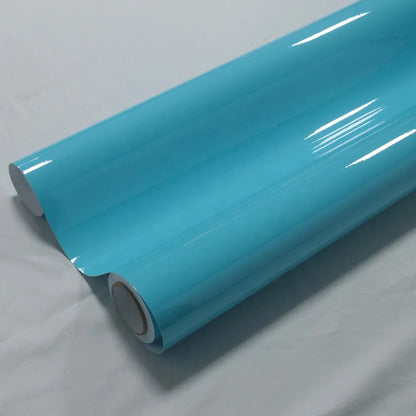 High Glossy Color Bluesky Automotive Wrap Film Vinyl Car Wrap Sky Blue Color Packaging Film