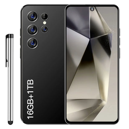 5G Phones Android 13.0 Mobile Phones Cellphone Original S24 Ultra 16GB+512GB Smartphone 7 Inch Unlocked Dual Card Smart Phone