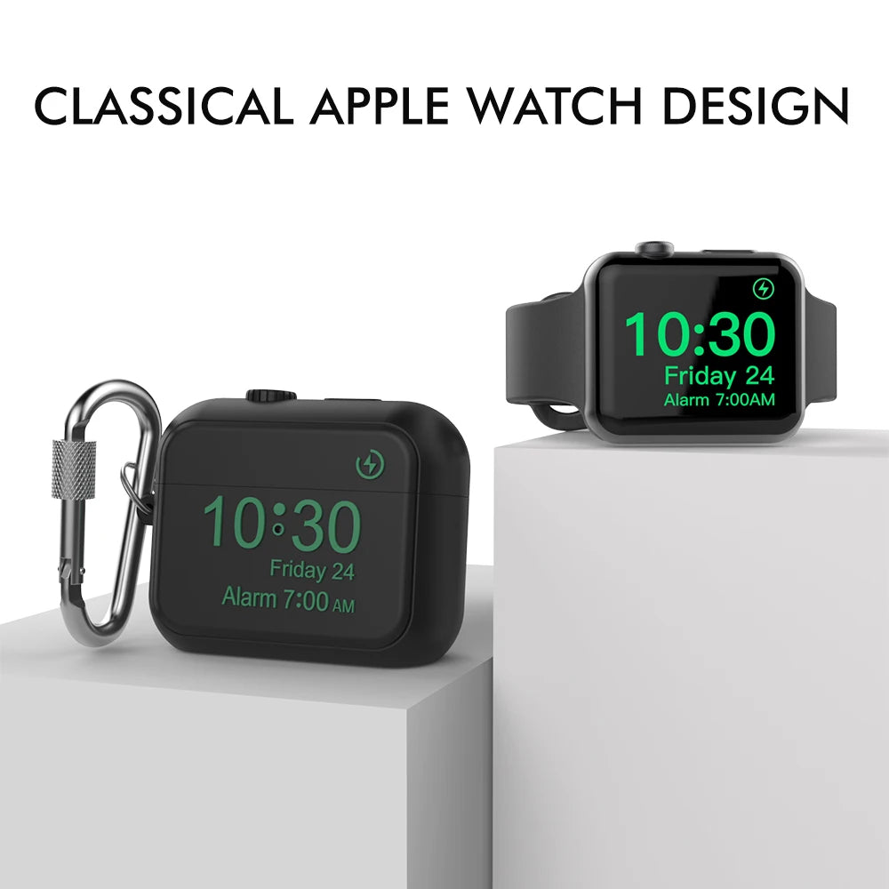 Game Modeling Cover IWatch Like  Front LED Visible  Precise Cutout Silicone Protective Case for AirPods Pro 1
