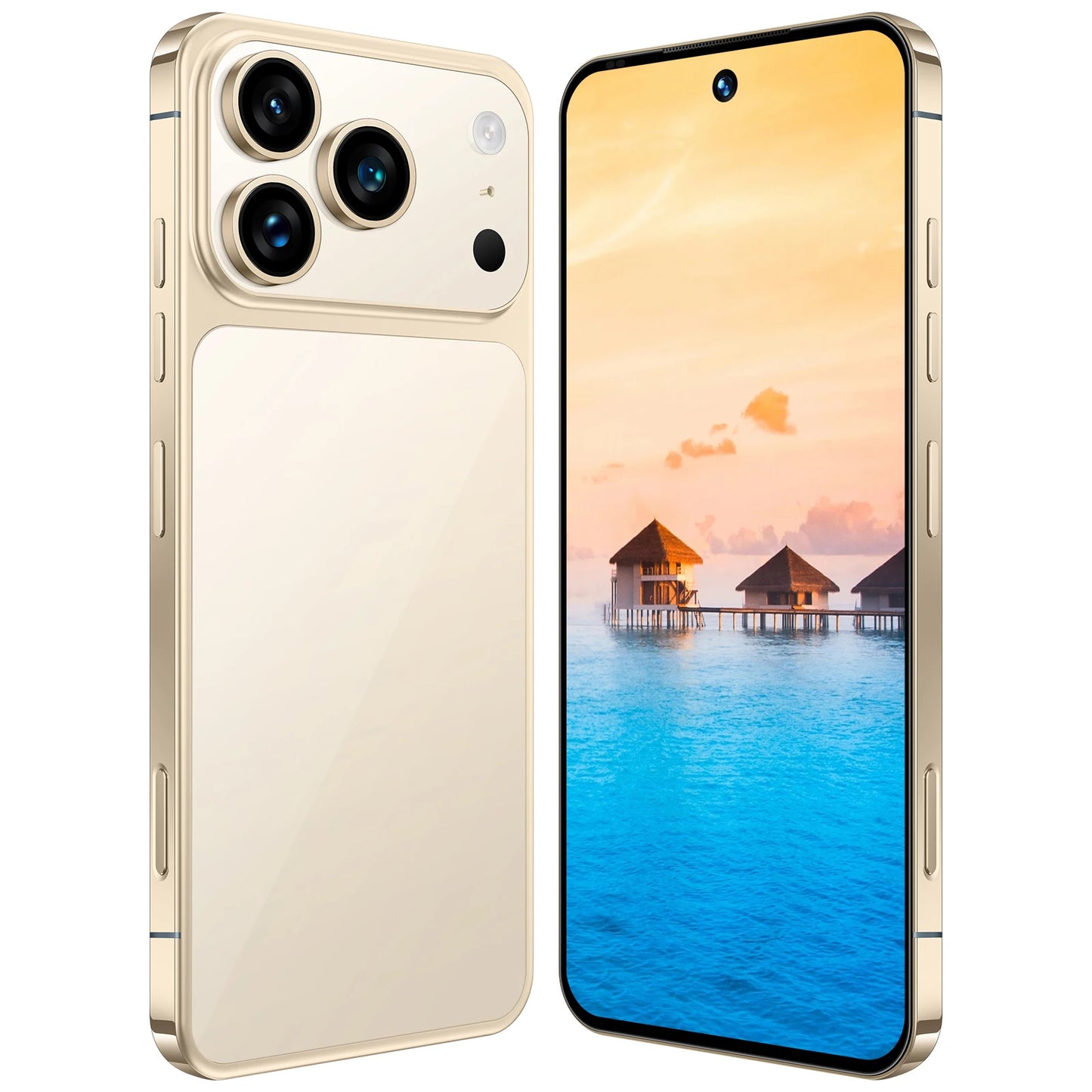 Cheap Unlocked Global Version New Phone I17 Pro Max 16GB+1TB Deca Core >7" 144Hz 4K OLED Screen LTE Dual SIM 108MP Camera French