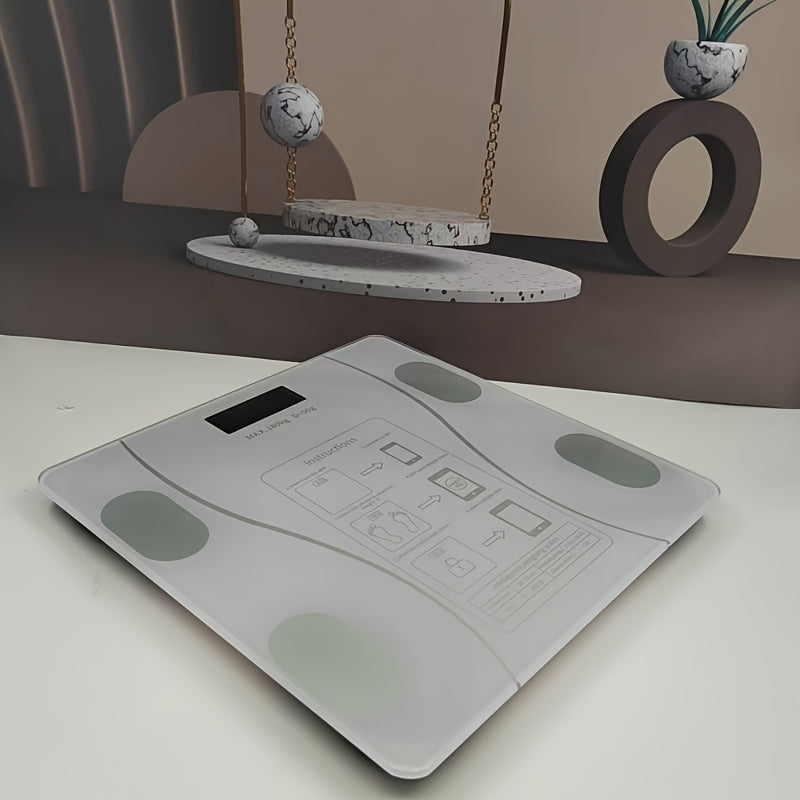 Intelligent Electronic Scales | UAEUUI Body Fat Scale, Bathroom Scale, Small Home Weighing Scale with LCD Digital Display, Wireless, Battery Powered