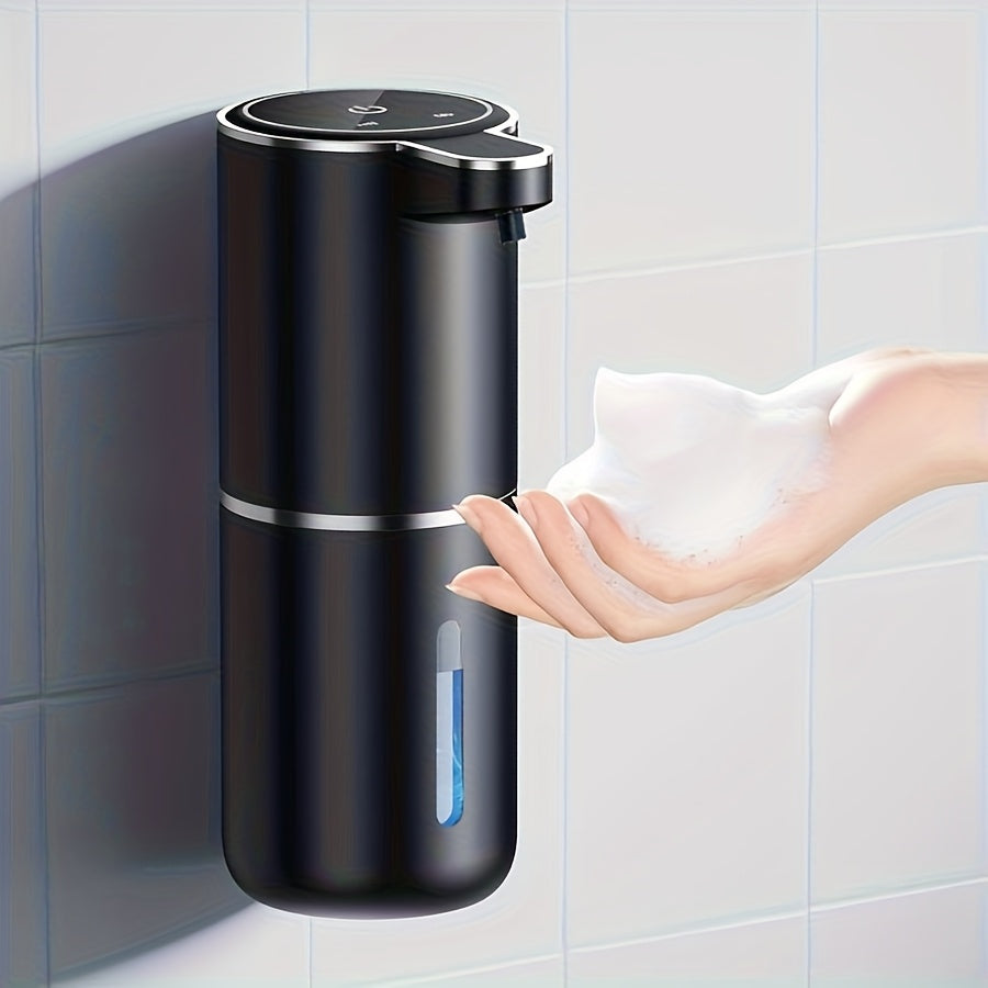 1x 380mL Automatic Soap Dispenser | Wall-Mounted, Charging, Lithium Battery, DONASIRA Brand