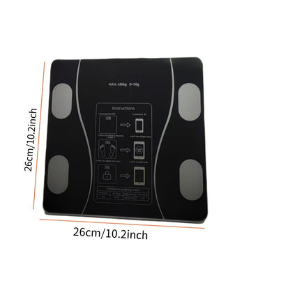 Intelligent Electronic Scales | UAEUUI Body Fat Scale, Bathroom Scale, Small Home Weighing Scale with LCD Digital Display, Wireless, Battery Powered