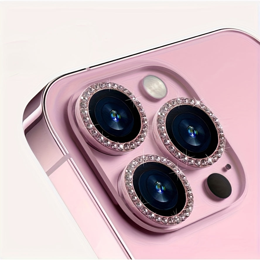 [InstaArmor Lens Protector] InstaArmor HD Clear Film Metal Tempered Glass Lens Protector for iPhone 17/16/15/14/13/12/11 Pro Max | Precise Fit